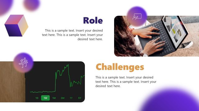 Project Role and Challenges Slide Design