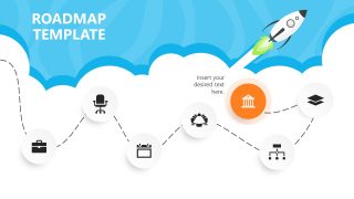 Infographic Milestones Roadmap Design for PPT