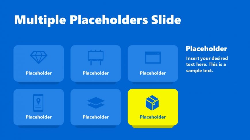 Editable Multi-Segment Placeholder Slide
