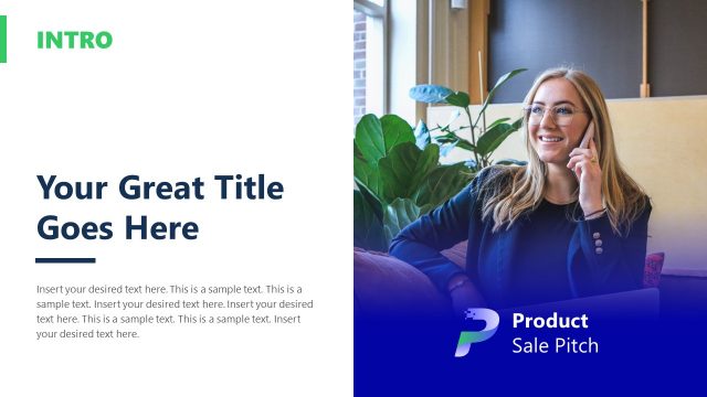 Product Sale Pitch PowerPoint Template