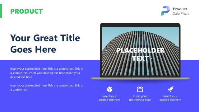 Product Presentation Slide Template