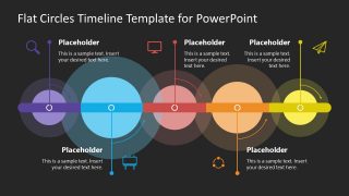 Modern Graphics PPT Slide Template for Timeline Presentation