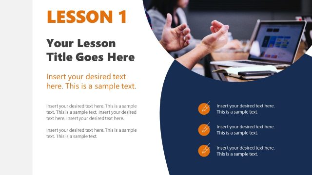 Lesson 01 Slide with Editable Text Boxes