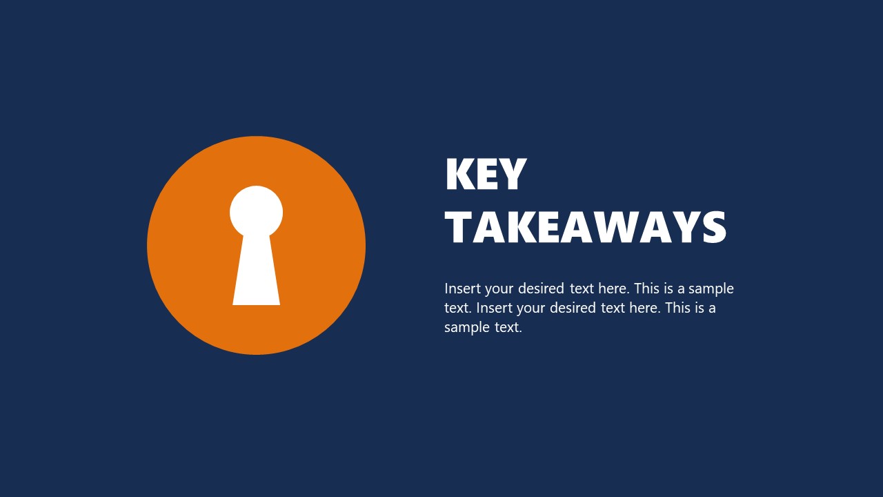 Key Takeaways Presentation Slide For PowerPoint - SlideModel