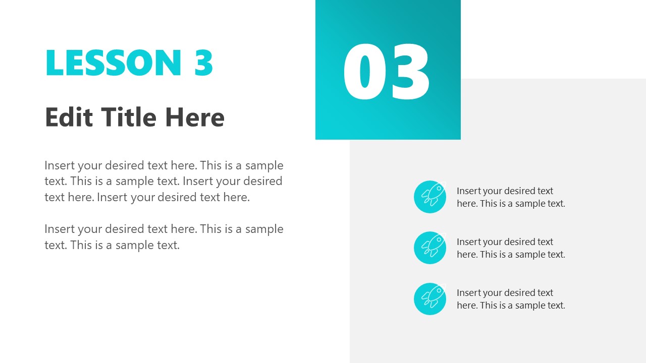 PPT Lesson Learned Template Layout 
