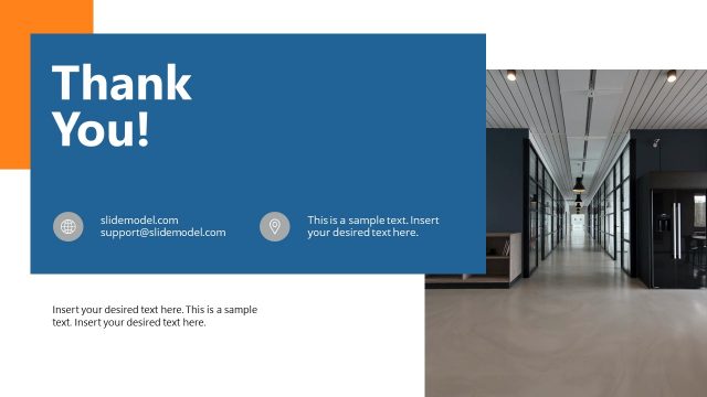 Thank You Slide – Company Profile Presentation Template