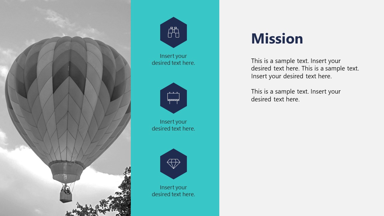 Editable Mission Slide - Company Presentation Template