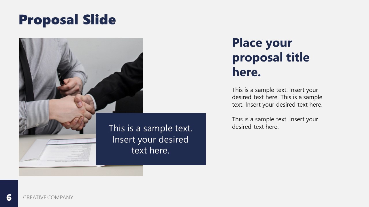 Proposal Company Presentation Slide
