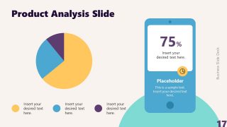 Data-Driven Pie Chart Slide for Business Slide Deck