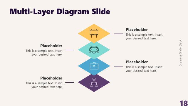 Multi-Layer Diagram Infographic Slide Template
