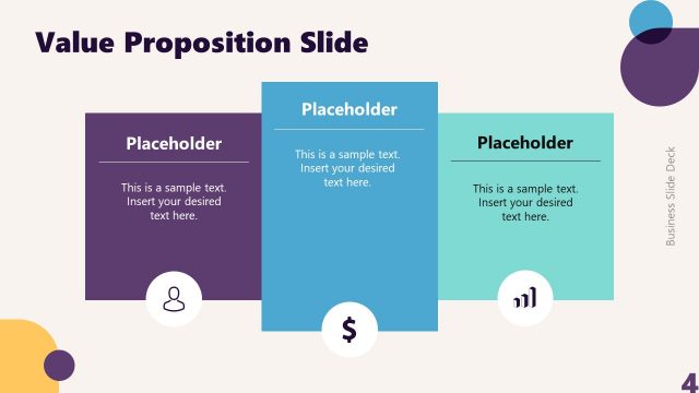 Value Proposition Infographic Slide Design