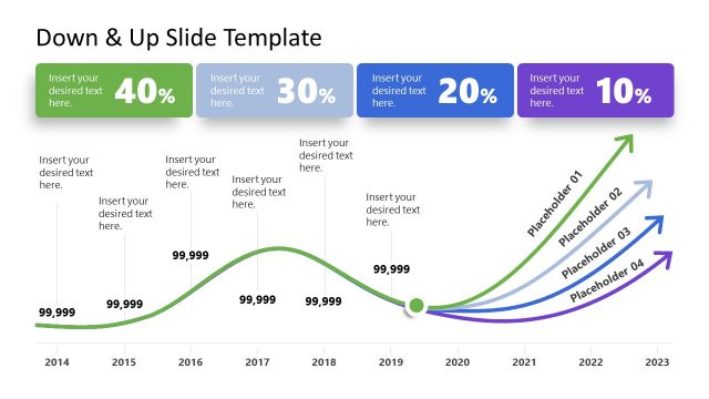 Editable Down & Up Slide Template for PowerPoint