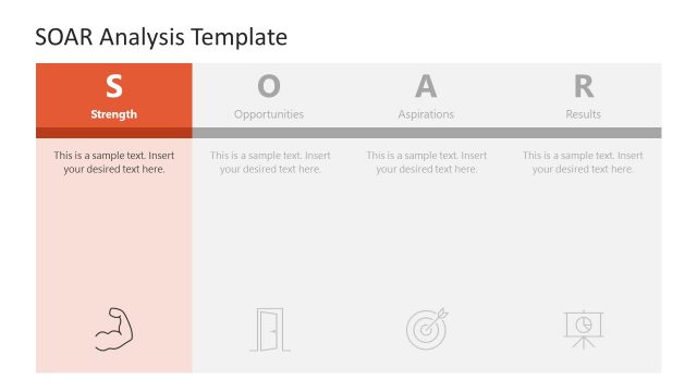 Slide Design with Highlight on Strength Segment