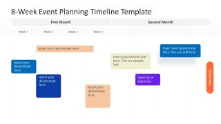 PPT 8-Week Event Planning Slide Design
