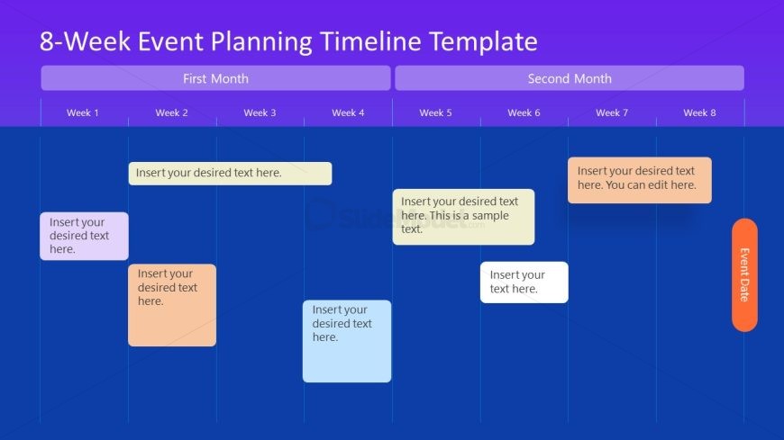 PowerPoint Slide Template for Event Planning