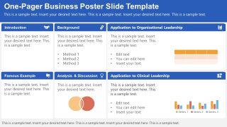 Business Poster Slide Template for PowerPoint Presentation
