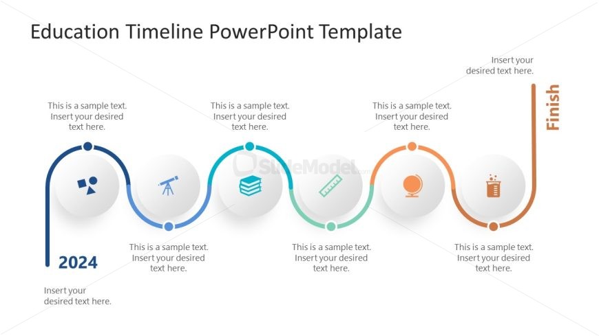 Slide Design for Educational Timeline Presentation