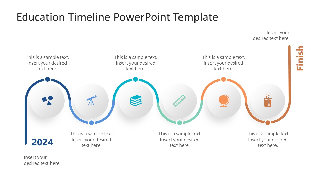 Education Timeline PowerPoint Template