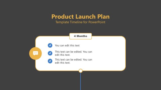 Product Launch Timeline Template for PowerPoint