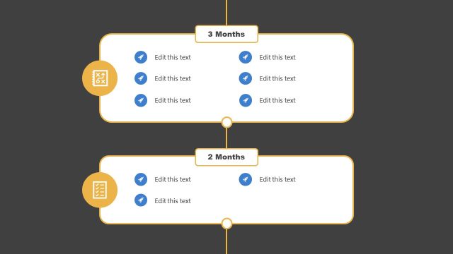 Product Launch Timeline Slide Template