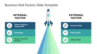 Rocket Illustration Slide for Business Risk Factors Presentation