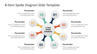 PPT Template Slide with Editable Spoke Diagram