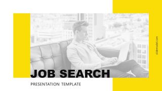 Editable PPT Slide Design for Job Search Presentation