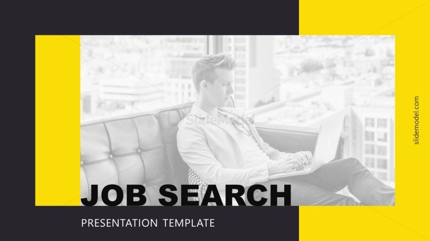 Thank You Slide for Job Search Presentation Template