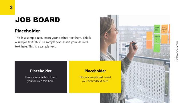 Job Board Slide Template – Job Search PowerPoint Template