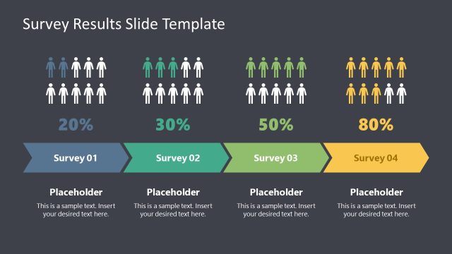 Survey Results Template with Human Infographics