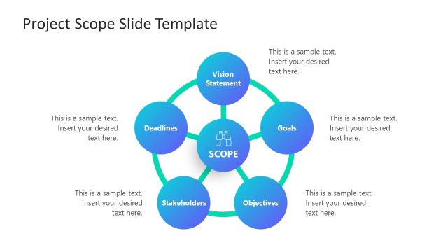 Project Scope Circular Diagram Template