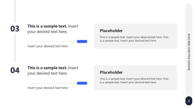Step 3 & 4 Presentation – Business Executive Slide Deck