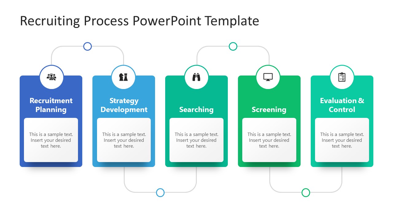 PPT Recruitment Process Presentation Diagram