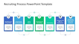 PPT Slide Template for Recruitment Process Presentation