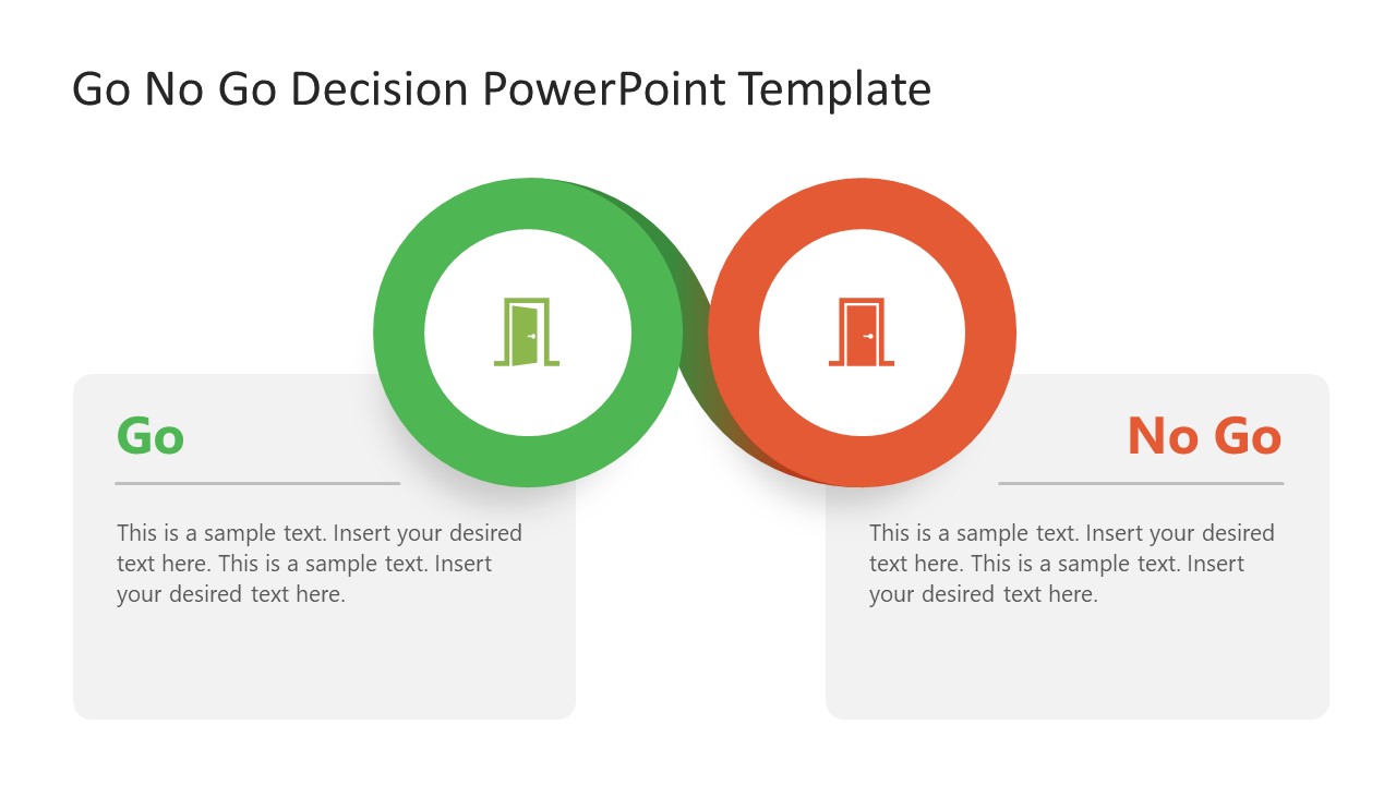 Go No Go Decision PowerPoint Template Google Slides