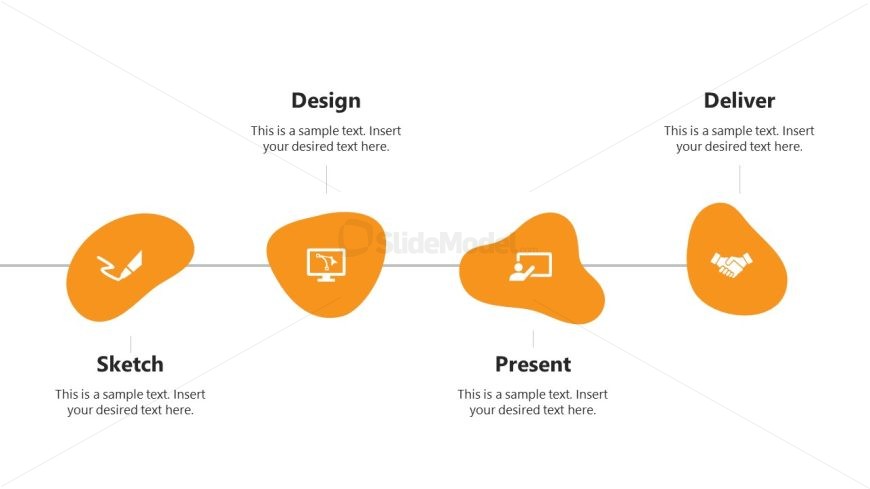 PowerPoint Slide for Logo Designing Process Presentation