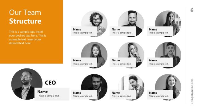 Our Team Presentation Slide Template