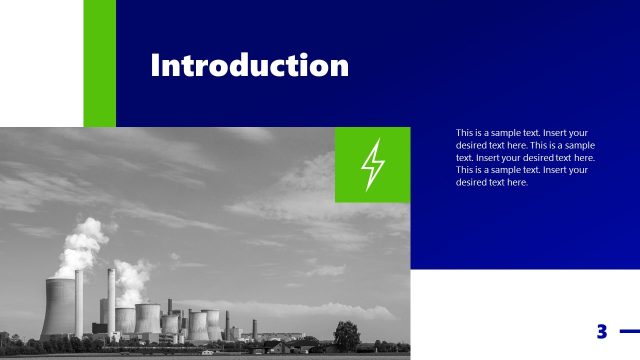 Electricity Lesson PPT Template – Introduction Slide
