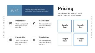 Pricing Plan Slide for Sales Playbook Template