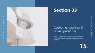 Section Three Slide for Buyer Persona & Profiles