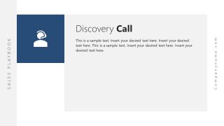 Discovery Slide Template for Sales Process Presentation
