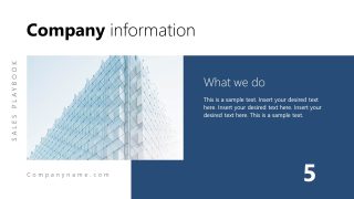 Company Information - What We Do Slide Template