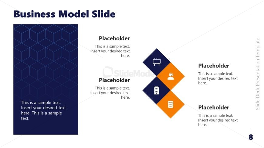 Business Model PPT Slide Template for Company Presentation