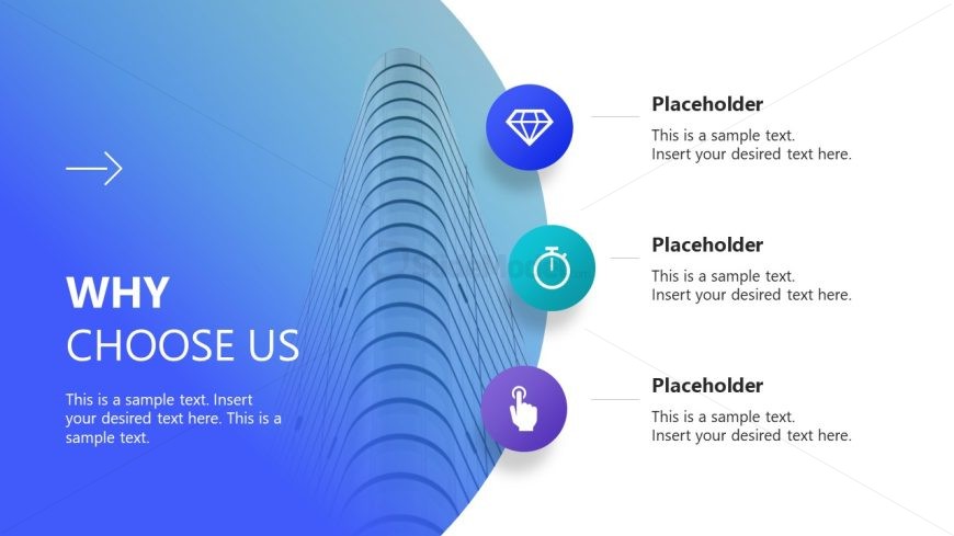 Powerpoint Why Choose Us Slide Template Circular Diagram Slidemodel ...