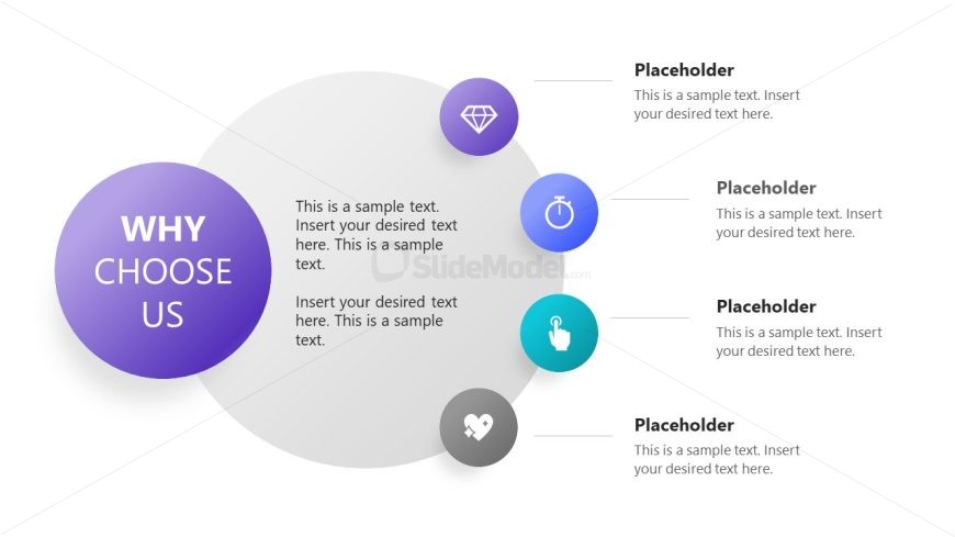 Editable Diagram for Why Choose Us Presentation