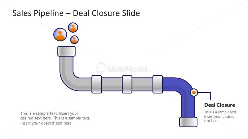 Editable Deal Closure Slide for Sales Pipeline Presentation