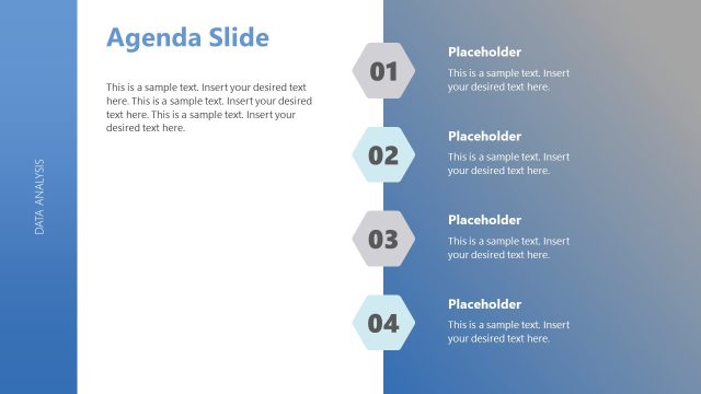 Agenda Slide – Data Analysis PPT Template