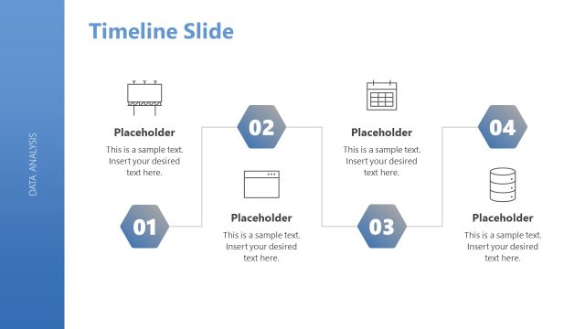 Infographic Timeline Slide – Data Analysis Template