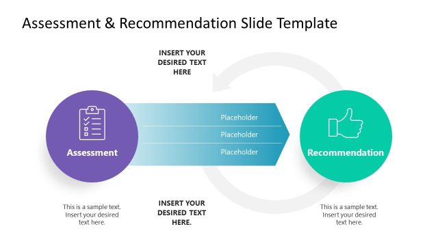 Two Connected Circles Diagram PPT Template