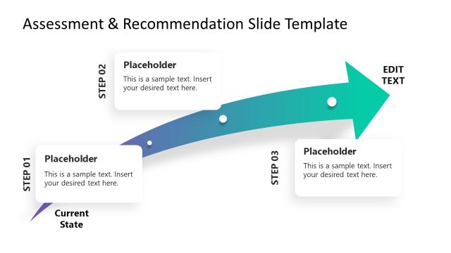 Three Step Assessment & Recommendation Slide Template